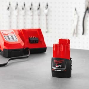 Milwaukee 48-11-2401 Genuine OEM M12 REDLITHIUM 12 Volt 1.5 Amp Compact Lithium Ion Battery with for $34 Milwaukee 48-11-2401 Genuine OEM M12 REDLITHIUM 12 Volt 1.5 Amp Compact Lithium Ion Battery with for $34