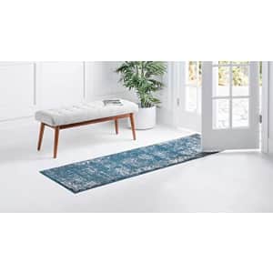 Unique Loom Sofia Collection Traditional Vintage Blue Runner Rug (3' x 16') for $108 Unique Loom Sofia Collection Traditional Vintage Blue Runner Rug (3' x 16') for $108
