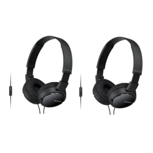 Sony Extra Bass Headphones 2-Pack for $20