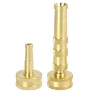 Sun Joe Solid Brass 2-In-1 Twist Hose Nozzle + Jet Sweeper Nozzle for $6 Sun Joe Solid Brass 2-In-1 Twist Hose Nozzle + Jet Sweeper Nozzle for $6