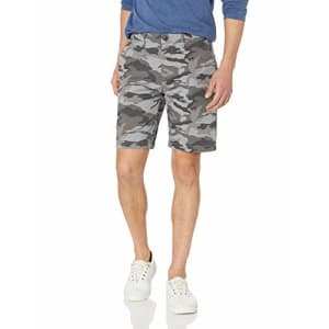 Amazon Brand - Goodthreads Men's Slim-Fit 9" Inseam Flat-Front Comfort Stretch Chino Shorts, Grey for $17 Amazon Brand - Goodthreads Men's Slim-Fit 9" Inseam Flat-Front Comfort Stretch Chino Shorts, Grey for $17