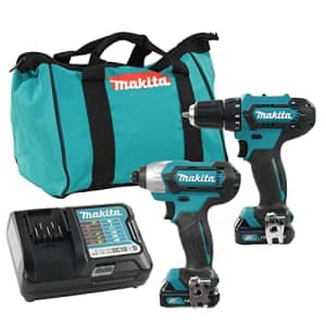 Makita 2 Tools 12 Volt Lithium-ion Cordless Combo Kit for $215