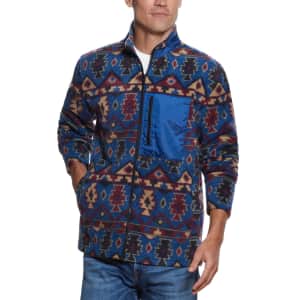 Weatherproof Vintage Men's Printed Fleece Jacket for $24