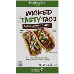 Kitchen Accomplice 2.7-oz. Wicked Tasty Taco Sauce for $1.87 via Sub. & Save Kitchen Accomplice 2.7-oz. Wicked Tasty Taco Sauce for $1.87 via Sub. & Save