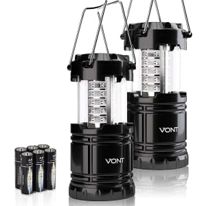Vont LED Camping Lantern 2-Pack for $18 Vont LED Camping Lantern 2-Pack for $18