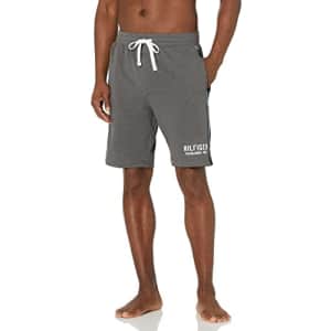 Tommy Hilfiger Men's French Terry Sleep Jam Shorts, Carbon Heather, Small for $13