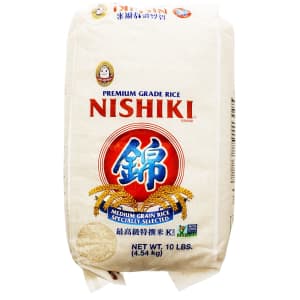 Nishiki Premium Sushi Rice 10-lb. Bag for $11