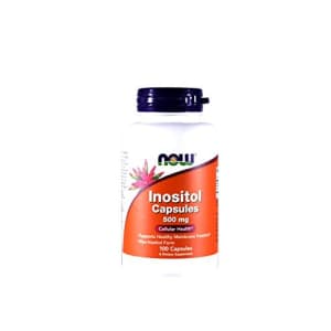 Now Foods NOW Inositol 500mg,100 Capsules (Pack of 3) for $17
