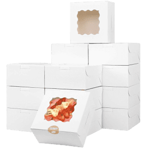 QZQ Small Pastry Box 50-Pack for $19 QZQ Small Pastry Box 50-Pack for $19