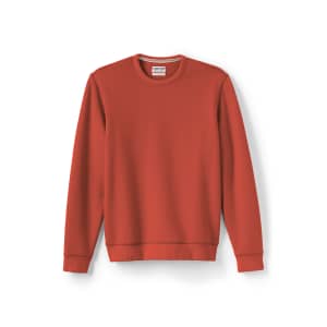Lands' End Men's Serious Sweats Crewneck Sweatshirt for $10 Lands' End Men's Serious Sweats Crewneck Sweatshirt for $10