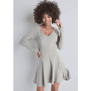 Venus Women's Ribbed Skater Dress for $23 Venus Women's Ribbed Skater Dress for $23