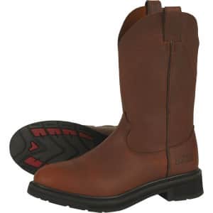 Gravel Gear Men's 12" Leather Work Boots from $35 Gravel Gear Men's 12" Leather Work Boots from $35