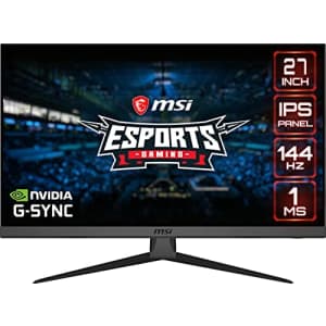 MSI Optix G272 27" 1080p 144Hz IPS Gaming Monitor for $155