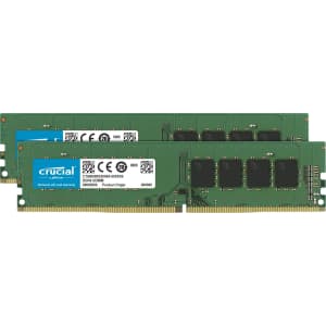 Crucial 32GB 3200MHz DDR4 Desktop Memory Kit for $151