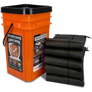 Quick Dam Flood Control 10-Foot Barrier 5-Pack Bucket for $119