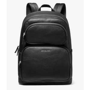 Michael Kors Men's Cooper Pebbled Leather Backpack for $179
