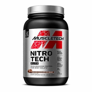 Whey Protein Isolate | MuscleTech Nitro-Tech Elite Isolate | Whey Isolate Protein Powder for Muscle for $40