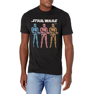 Star Wars Men's Episode IX On Guard T-Shirt, Black, 5X-Large for $14