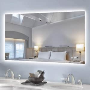 Keonjinn Backlit Bathroom Wall Mirror for $190 Keonjinn Backlit Bathroom Wall Mirror for $190