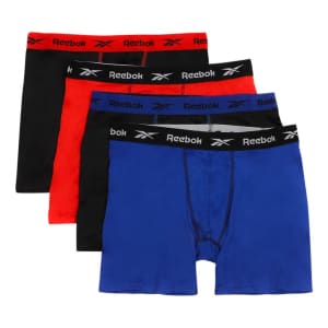 Reebok Men's Vector Performance Boxer Briefs 4-Pack for $12 Reebok Men's Vector Performance Boxer Briefs 4-Pack for $12