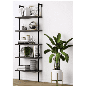 Nathan James Theo 5-Shelf Wood Modern Bookcase for $74