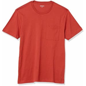 Amazon Brand - Goodthreads Men's "The Perfect Crewneck T-Shirt" Short-Sleeve Cotton, Copper, Large for $11