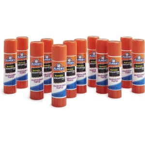 Elmer's Disappearing Purple Glue Sticks 12-Count for $3 Elmer's Disappearing Purple Glue Sticks 12-Count for $3