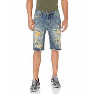 LRG Lifted Research Group Men's Denim Shorts, Indigo, 30 for $61 LRG Lifted Research Group Men's Denim Shorts, Indigo, 30 for $61