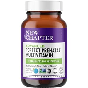 New Chapter Advanced Perfect Prenatal Vitamins - 192ct, Organic, Non-GMO Ingredients for Healthy for $71