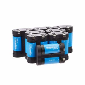 Amazon Basics 2CR5 High-Capacity 6 Volt Photo Lithium Batteries - 8 Pack - Replaces 245, 2CR-5, for $33