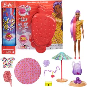 Barbie Color Reveal Foam Doll for $17