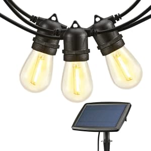 Venusop 48-Foot Solar LED String Lights for $27 Venusop 48-Foot Solar LED String Lights for $27