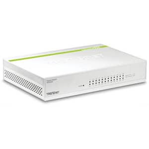 TRENDNet TEG-S24D 24-port gigabit GREENnet switch in white for $80