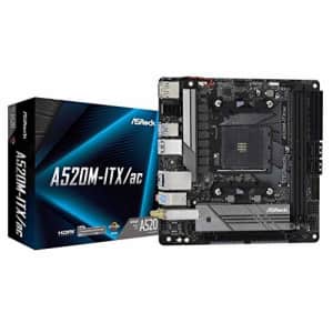 ASRock A520M-ITX/AC Supports 3rd Gen AMD AM4 Ryzen/Future AMD Ryzen Processors (3000 and 4000 for $134 ASRock A520M-ITX/AC Supports 3rd Gen AMD AM4 Ryzen/Future AMD Ryzen Processors (3000 and 4000 for $134
