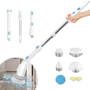 TER Cordless Electric Spin Scrubber Brush for $40