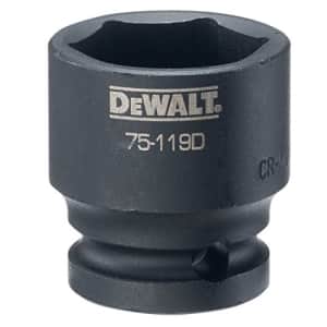 DEWALT 1/2" Drive Impact Socket 6 PT 1" for $20 DEWALT 1/2" Drive Impact Socket 6 PT 1" for $20