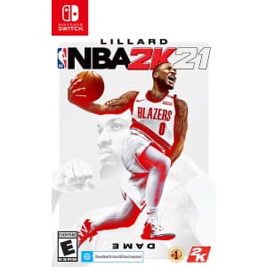 NBA 2K21 for Nintendo Switch: $4.79 NBA 2K21 for Nintendo Switch: $4.79