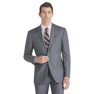 Jos. A. Bank Men's Traveler Collection Slim Fit Sharkskin Suit Jacket for $30 Jos. A. Bank Men's Traveler Collection Slim Fit Sharkskin Suit Jacket for $30