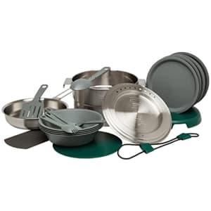 Stanley Base Camp Cook Set for 4 | 21 Pcs Nesting Cookware Made from Stainless Steel & BPA Free for $90