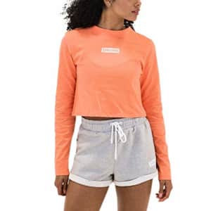 Spalding Women's Activewear Heritage Super Soft Jersey Long Sleeve Tee, Golden Coral, XL for $21 Spalding Women's Activewear Heritage Super Soft Jersey Long Sleeve Tee, Golden Coral, XL for $21