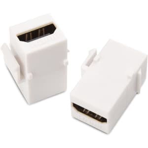 Cable Matters 2-Pack Gold-Plated HDMI Keystone Jack Insert for $10