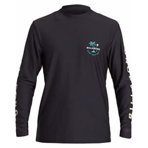 Billabong Men's Standard Classic Loose Fit Long Sleeve Rashguard Surf Tee Shirt, Black Vacation, L for $25 Billabong Men's Standard Classic Loose Fit Long Sleeve Rashguard Surf Tee Shirt, Black Vacation, L for $25