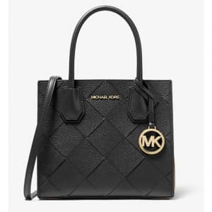 Michael Michael Kors Mercer Medium Woven Leather Accordion Crossbody Bag for $109 Michael Michael Kors Mercer Medium Woven Leather Accordion Crossbody Bag for $109