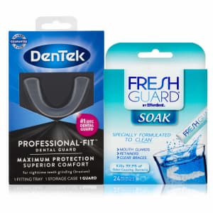 DenTek Dental Guard Kit w/ Efferdent 24-Ct. Fresh Guard Soak Crystals for $15 via Sub & Save DenTek Dental Guard Kit w/ Efferdent 24-Ct. Fresh Guard Soak Crystals for $15 via Sub & Save