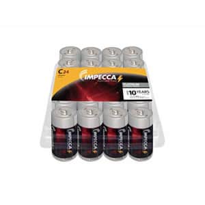 IMPECCA C Batteries, All-Purpose Alkaline Batteries (24-Pack) High Performance, Long Lasting, and for $25 IMPECCA C Batteries, All-Purpose Alkaline Batteries (24-Pack) High Performance, Long Lasting, and for $25