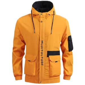 Men's Lightweight Thermal Hooded Jacket for $10 Men's Lightweight Thermal Hooded Jacket for $10