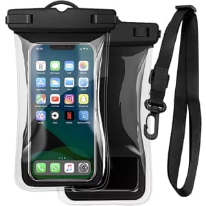 Encased Floating Waterproof Phone Pouch 2-Pack for $8.90 w/ Prime