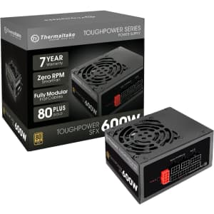 Thermaltake Toughpower SFX 600W 80+ Gold Power Supply for $109