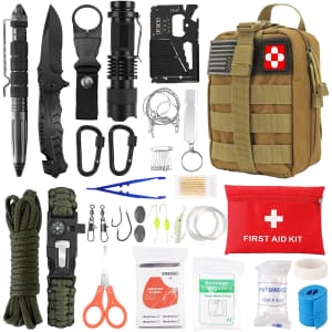 72-Piece Survival First Aid Kit for $25
