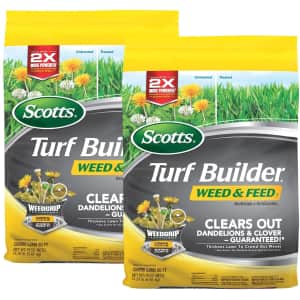 Scotts Turf Builder Weed and Feed 3 - 5,000 sq. ft. 2-Pack for $67